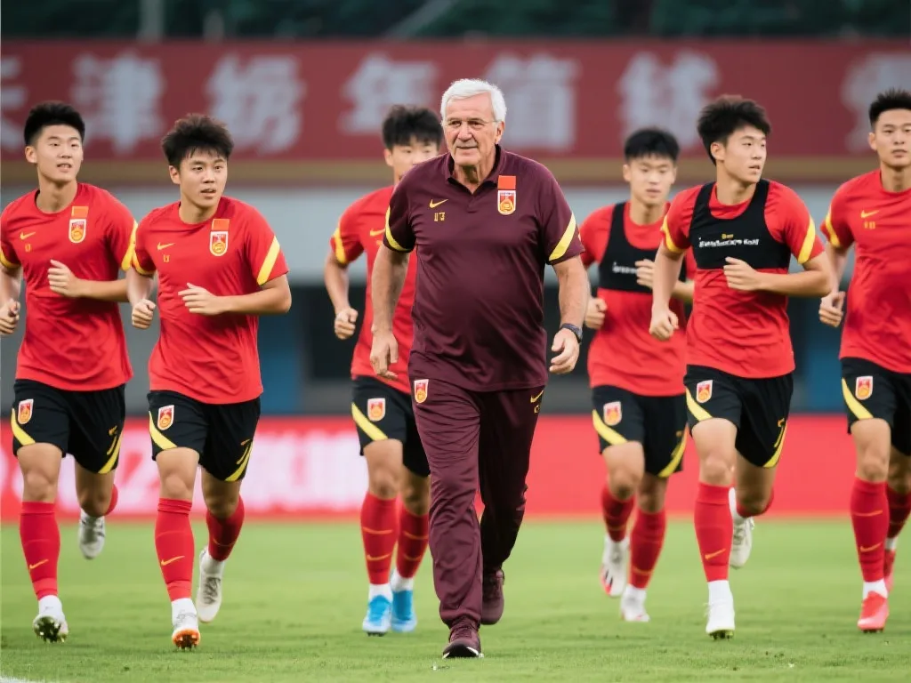 足协主席宋凯和国足主教练伊万到医院探望高准翼